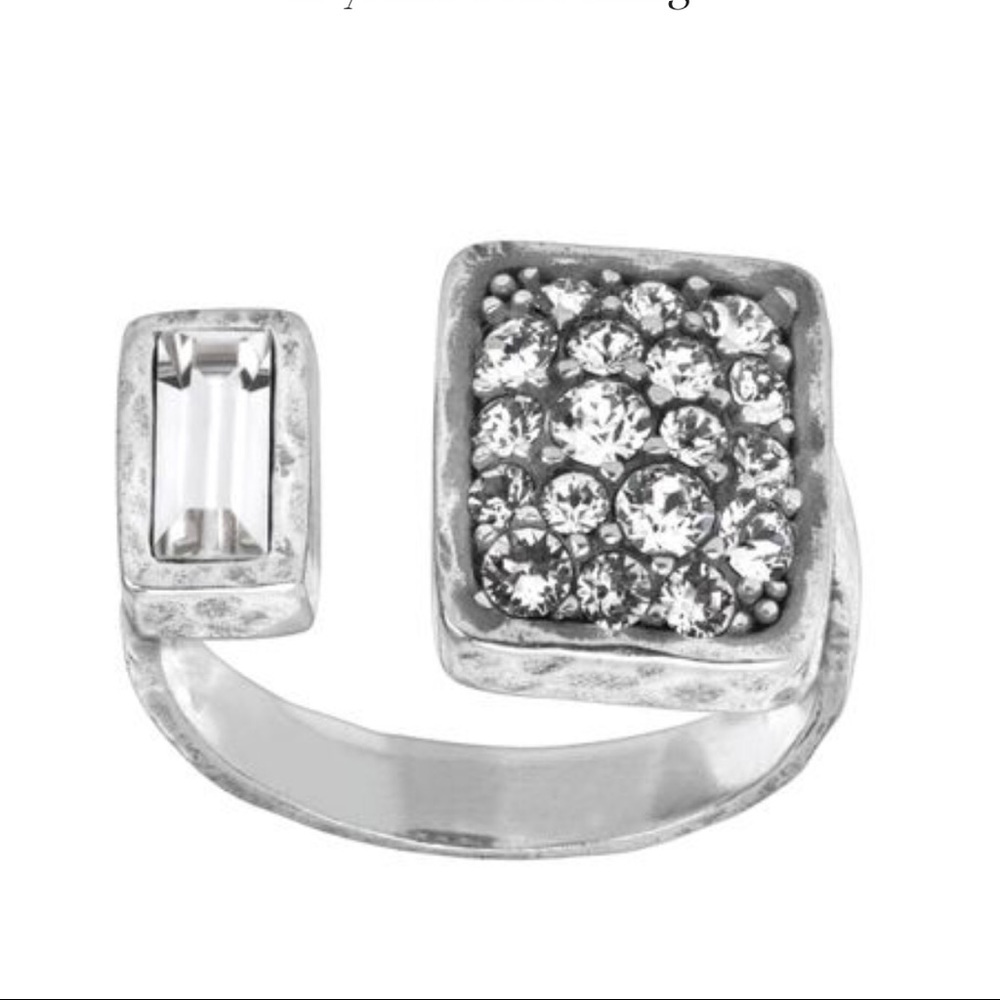 SILPADA Crystal Cuff Ring